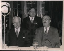 1936 Press Photo New York Speakers at the World Trade Luncheon NYC - neny11744