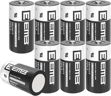 EEMB ER34615 D Cell Lithium Battery 3.6V 19AhHigh Capacity NonRechargeable8 Pack