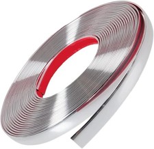 Chrome Trim Strip 26FT 1/2 Inch Car Door Edge Molding Universal Silver