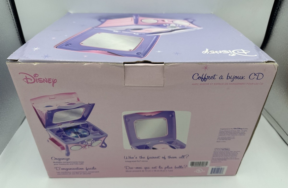 SEALED NEW RARE Disney Princess CD Player Jewelry Box with Mirror