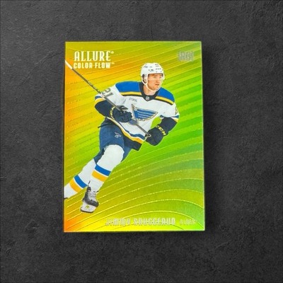 2025-26 Allure JIMMY SNUGGERUD Yellow-Green Color Flow #CF-29 St. Louis Blues