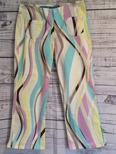 Escada Sport Women's 36 Pastel Flare Capri Pants NEW