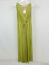 Vestido largo tejido NEKANE NKN NUEVO CON ETIQUETAS TALLA L LIMA para mujer Maxi elástico playa ligero