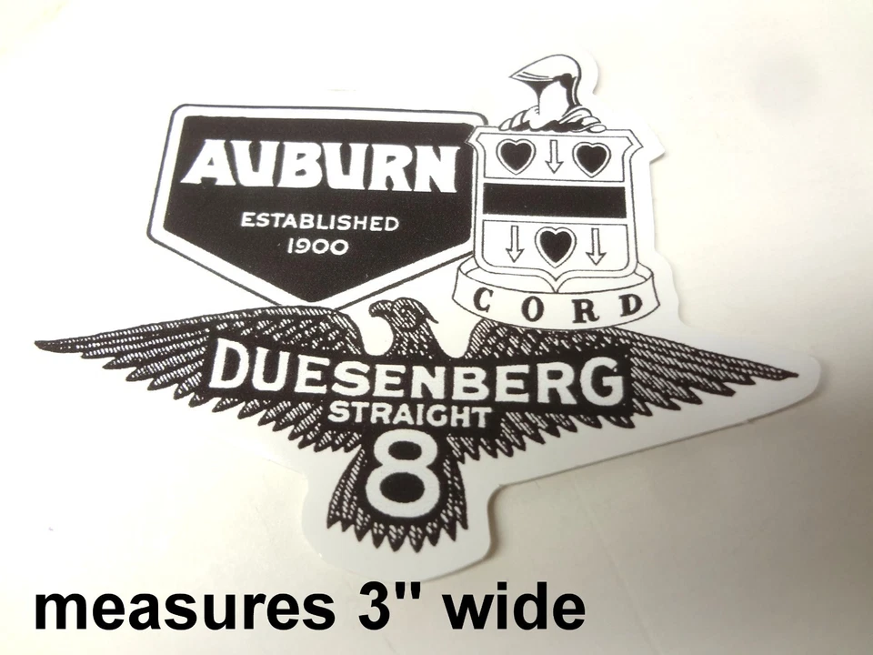 Pegatina autoadhesiva Speedster 810 812 J 8 SJ 851 852 EL cable castaño rojizo Duesenberg Foto 3 de 4