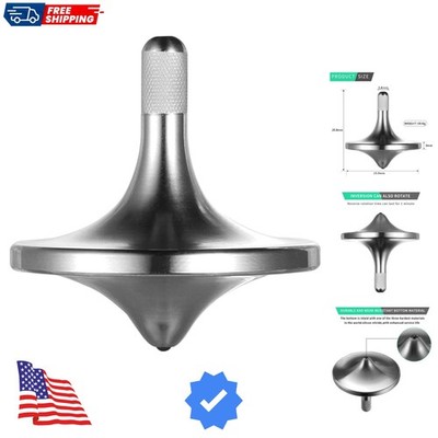 Stainless Steel Spinning Top,  Exquisite Perfect Balance Well Made Metal Desk...