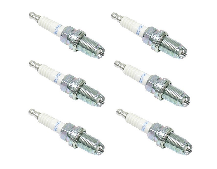 Set of 6 Spark Plug - NGK BCPR7ET 5509 for Porsche 2003 - 2005 911 Brand New