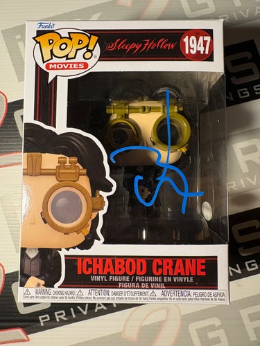 Johnny Depp Signed Ichabod Crane Funko Pop Autograph ACOA Sleepy Hollow Sparrow