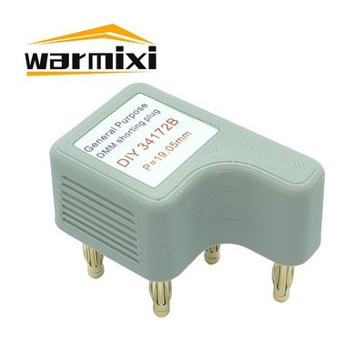 DIY 34172B 4-Wire Shorting Plug 19.05mm Pitch for Keysight 34401A 34461A