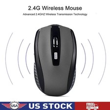 Wireless Optical Mouse Mice 2.4GHz USB Receiver For Laptop PC Computer DPI lot
