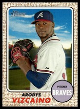 Arodys Vizcaino 2017 Topps Heritage #43 Atlanta Braves 25125 Baseball Card
