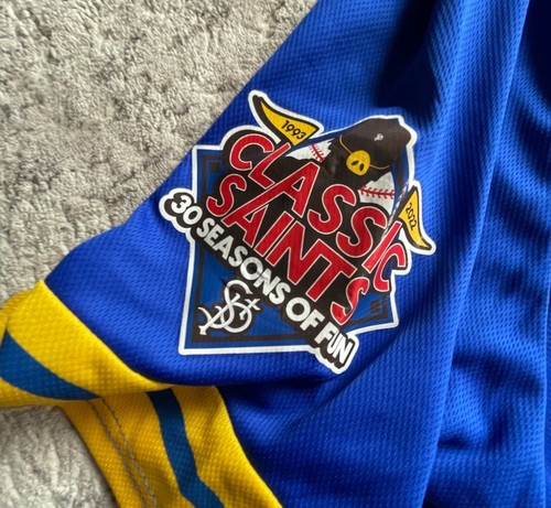 St. Paul Saints 2022 Classic Throwback SGA Giveaway MILB Baseball Jersey SIZE XL - Picture 4 of 5