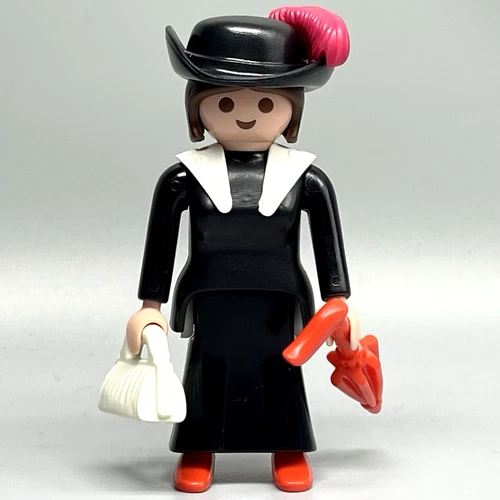 Playmobil Colorado Springs Station Western Train Female Adult Figure VTG 3770