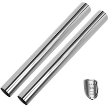 4 Inch Exhaust Straight Pipe Stainless Steel T304 4" OD Straight-47.24"-2PCS