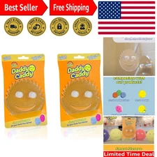 Sponge Holder - Daddy Caddy - Suction Sponge Holder for Smiley Face Sponge , ...