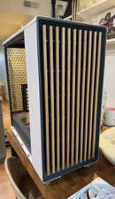 Fractal Design North ATX Mid Tower Case White/Brown Wood Front USB-C I/O