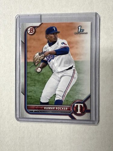 Kumar Rocker RC 2022 Bowman Draft #BD164 Rangers 1st Bowman Rookie