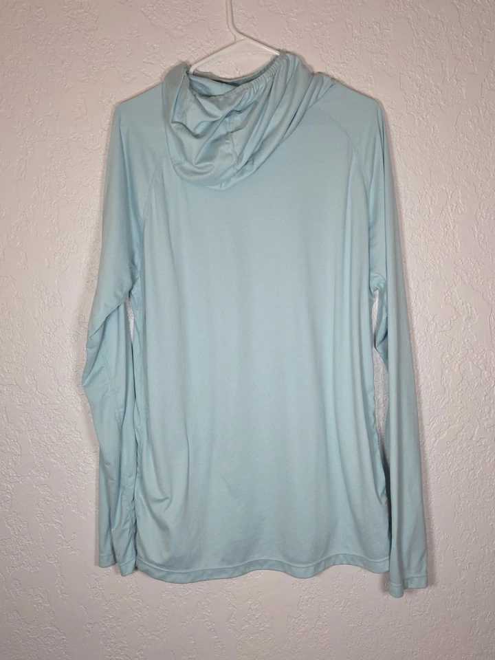 Grundens Solstrale XL Camisa de Pesca con Capucha Azul Absorbente Antiolor UFP 50 Foto 3 de 4