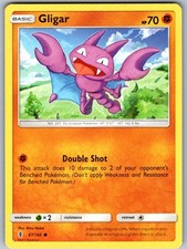 POKÉMON TCG GLIGAR 67/145 COMMON GUARDIANS RISING LIGHTLY PLAYED
