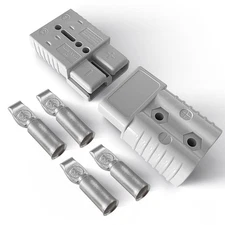 2 PCS 2-4 Gauge Battery Quick Connector 175A 12-36V Wire Harness Plug Kit