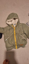 Kinder Steppjacke m. Kapuze grün 92