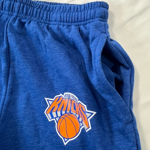 New York Knicks Sweat Pants Womens S Blue NBA Logo Basketball Sleepwear Pockets - Picture 12 of 16