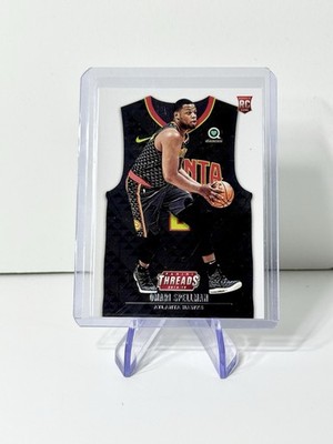 2018-19 Panini Threads Omari Spellman RC #163 SP Rookie Card Hawks Icon Jersey