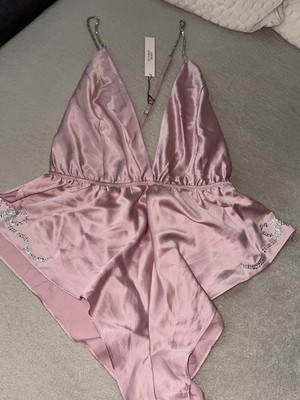 Victoria s Secret Fashion Show 2024 Satin Romper worn by Gigi Hadid - Sold Out 