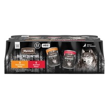 Merrick Backcountry Grain Free Premium Canned Dog Food, Variety Pack, Real Beef 