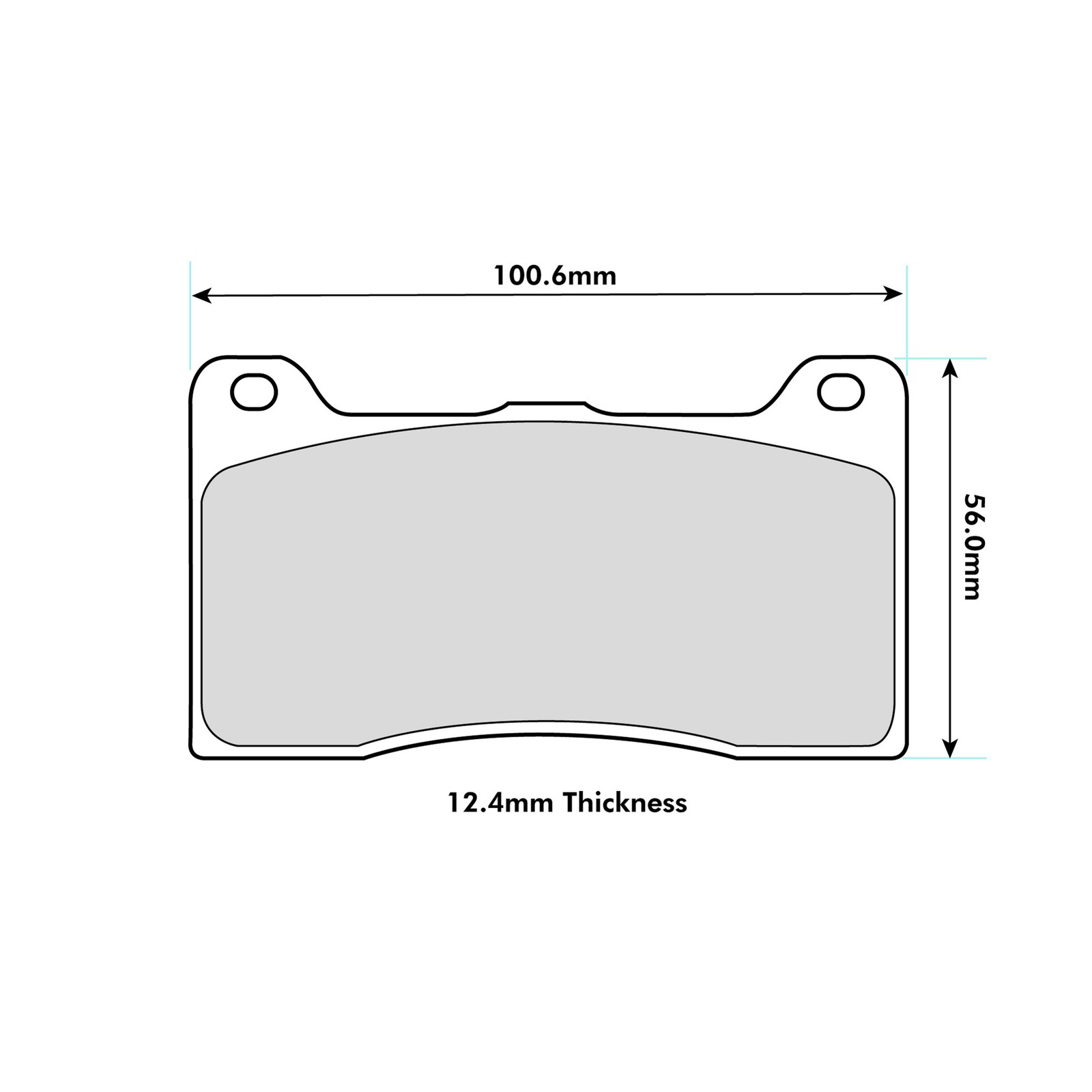 Wilwood BP-20 Brake Pads Fits Wilwood Dynapro / Billet Dynalite Calipers (7812)