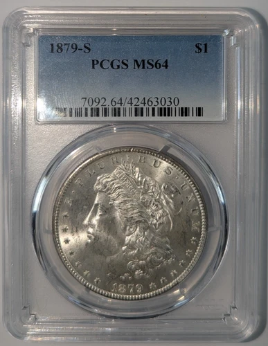 1879-S Morgan Silver Dollar $1 PCGS MS64 42463030