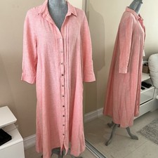 Universal Thread Women's Button-Down Dress, Size Large in Beautiful Pink.