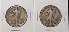 1934-D & 1939-D Walking Liberty Half  Dollars  - Fine Condition