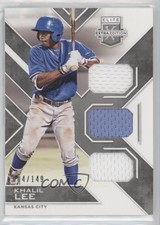 2016 Panini Elite Extra Edition Triple Materials Silver 4/149 Khalil Lee 01wi