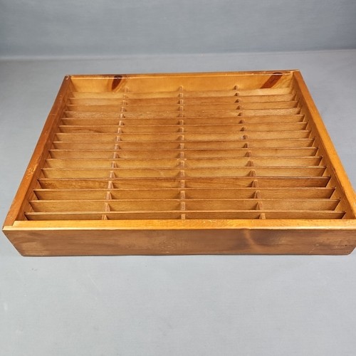 Napa Valley Box Company Legno 64 Cassette Nastro Portaoggetti da Parete Rack Vintage - Foto 11 di 11