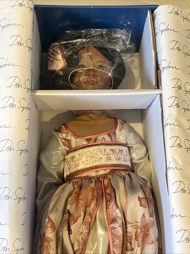 Seltene Puppe von Dwi Saptono 32" "Desy" ungeöffnet in Box Vintage #061/100 🎆