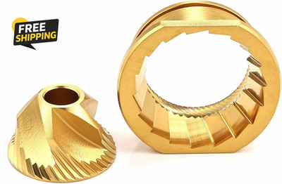 Jura Conical Grinder Burr G2 G3 HS Plus Titanium Gold Burr Set Stainless Steel