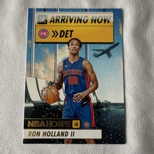2024-25 Panini Nba Hoops Arriving Now Winter #14 Ron Holland II RC Pistons
