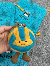 Jellycat Volleyball Amuseables Plush Keychain Bag Charm NWT Cute Sports