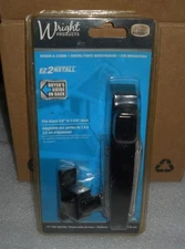 Wright Products Push Button Door Latch for Screen & Storm Door V333BL Black