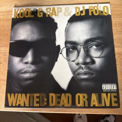 Kool G Rap & DJ Polo Wanted: Dead or Alive Vinyl 1990 OG