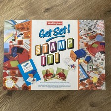 1994 Waddingtons Get Set Stamp It All Stamps Inks Pens And Paint Complete