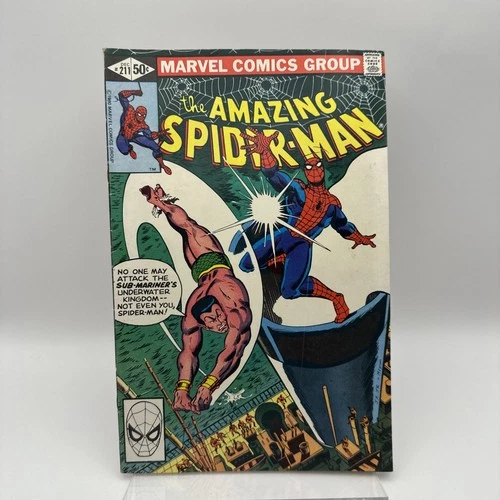 AMAZING SPIDER-MAN #211 COOPER AGE 1981 MARVEL COMOCS (VG)