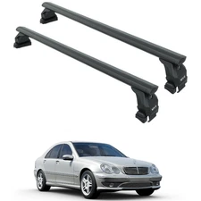 For Mercedes C Sedan Series W203 Roof Rack System, Aluminium Cross Bar, Normal R