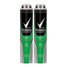 Rexona Motionsense Quantum Dry 48 Hour Body Spray Deodorant, 200ml Pack of 2 