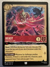 Beast Aggresive Lord Whispers in the Well 113/204 Disney Lorcana