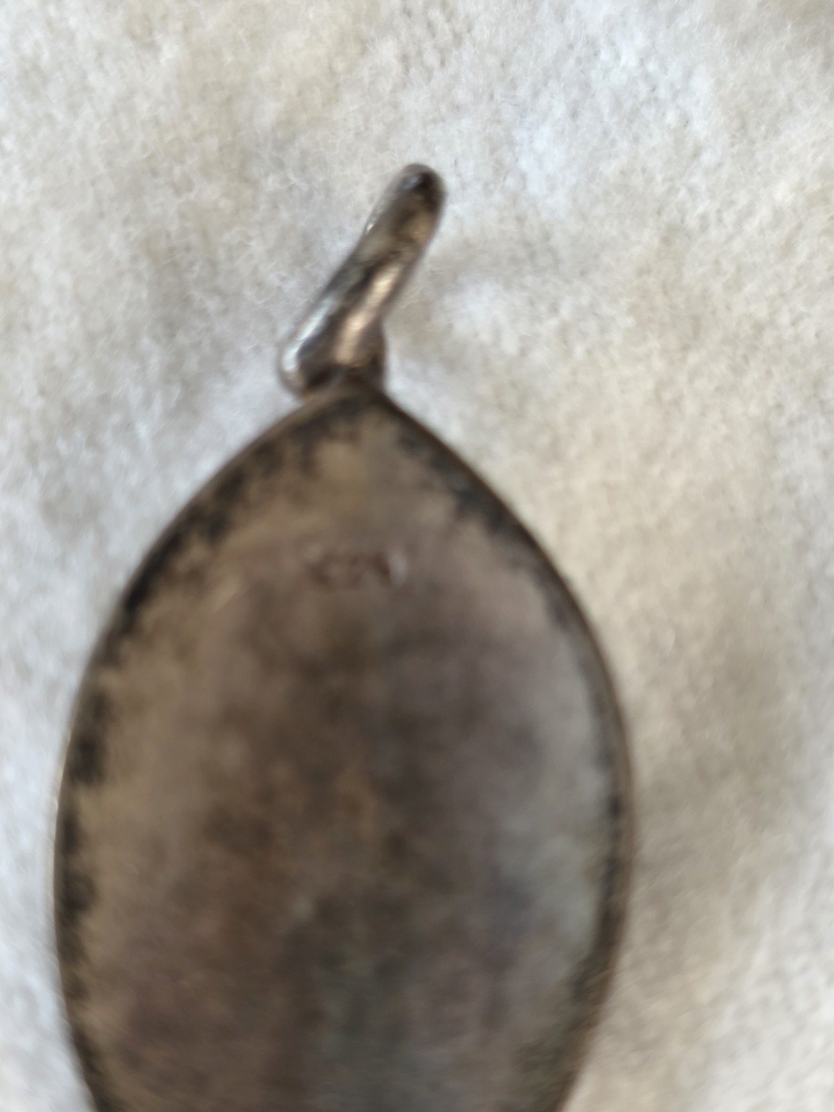 Solid Sterling Silver Vine Leaf Dyed Abalone Shel… - image 4