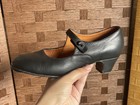 Gladis Brand Black and Tan Leather Flamenco Dance Mary Jane Women’s Heals — photo 3