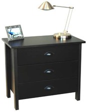 Nouvelle 3 Drawer Dresser Chest - 5 colors NEW