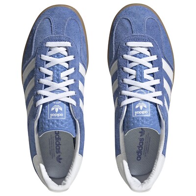 Adidas Originals Gazelle Indoor W BLUE WHITE GOLD HQ8717 Women Sneakers 6  (850) | eBay