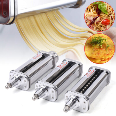 KitchenAid Artisan Nudelblatt Roller & Cutter Edelstahl Nudelvorsatz Pastaaufsat
